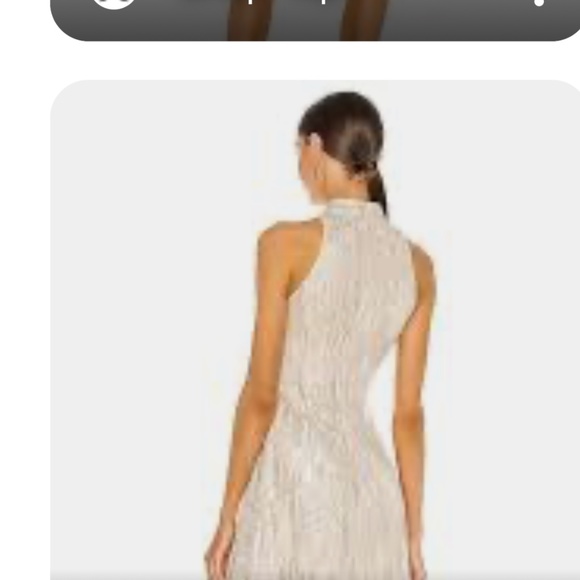 Cocktail Dress Gold sequins absolutely stunning for special occasions size 6 - Picture 4 of 10